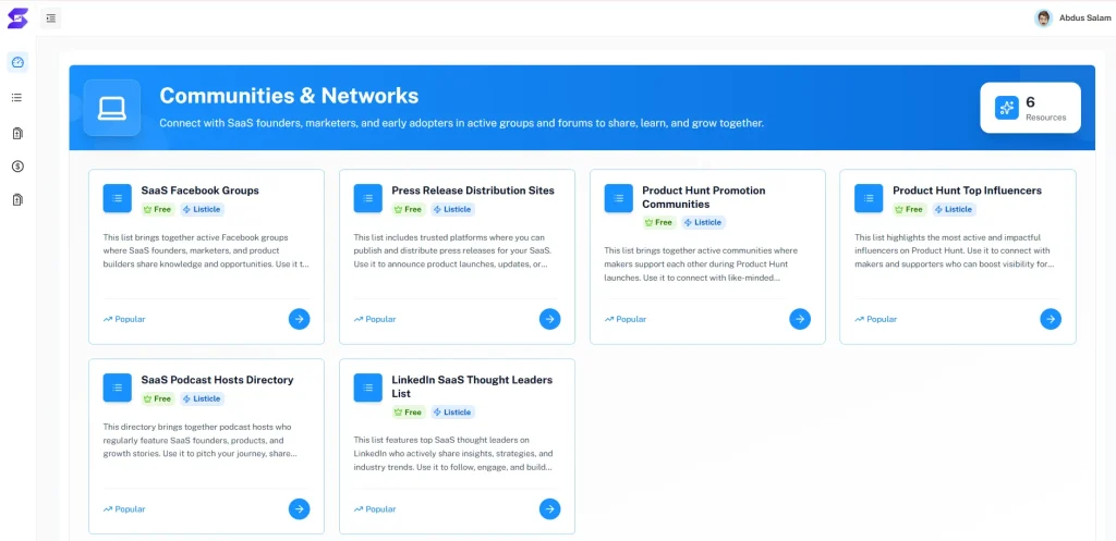 largest saas marketing resource hub